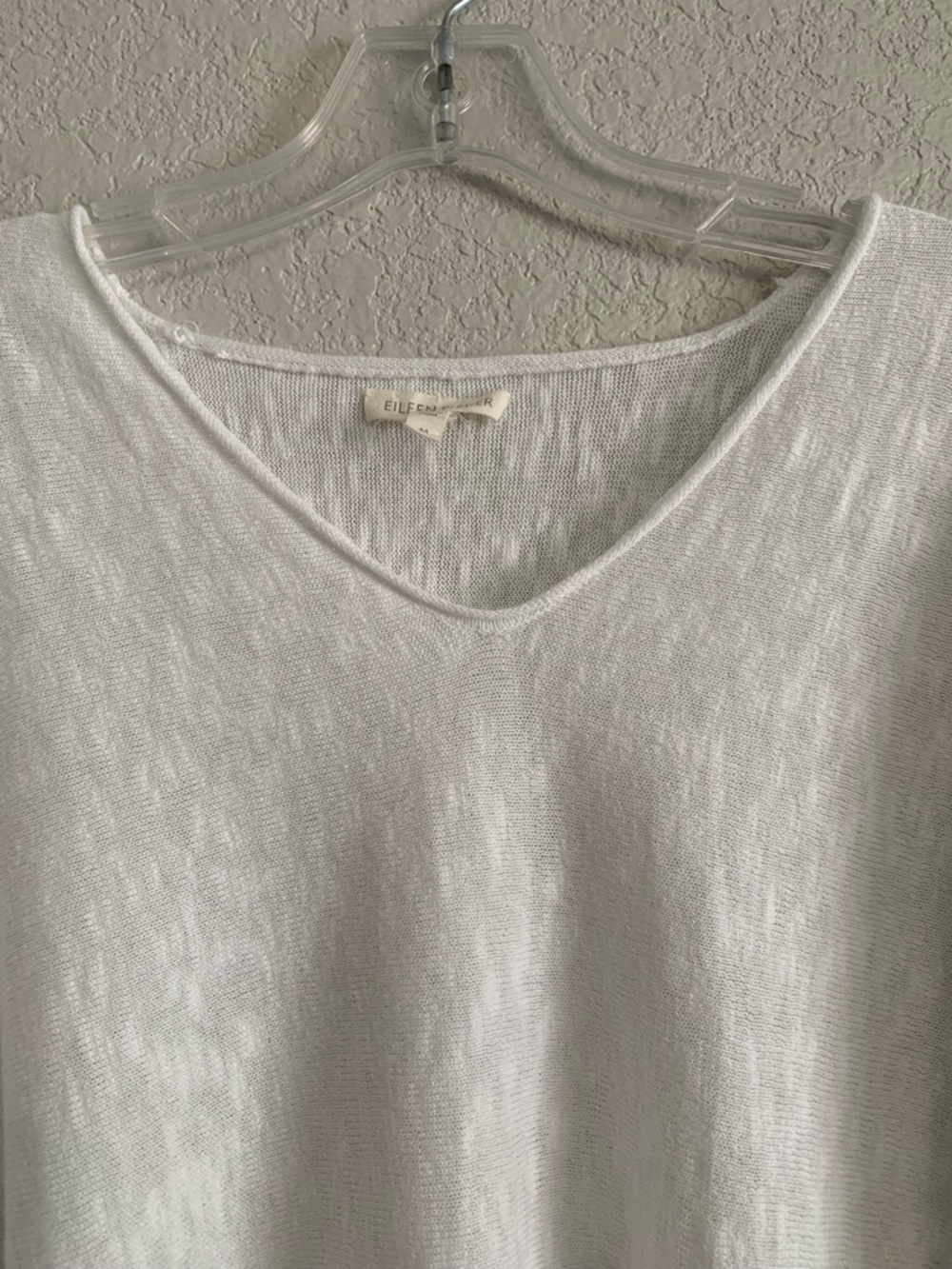 Eileen Fisher Sweater Womens L Linen Oversized Lightweight Semi Sheer Lagenlook - Picture 3 of 16
